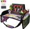 Kids Travel Tray for Toddler & Kids Car Seat, Lap Tray for Aeroplane, Kids Travel Desk Essential Accessories and Table Tray for Road Trip Activities (Purple Unicorns)